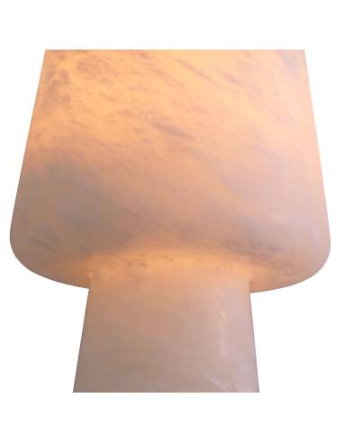 "Melia" table lamp in alabaster