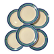 Set of 6 dessert plates Richard Ginori – Italian design - 70s 80s