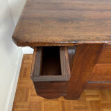 Grand coffre ancien en chêne massif – XIXe – belle patine d’origine