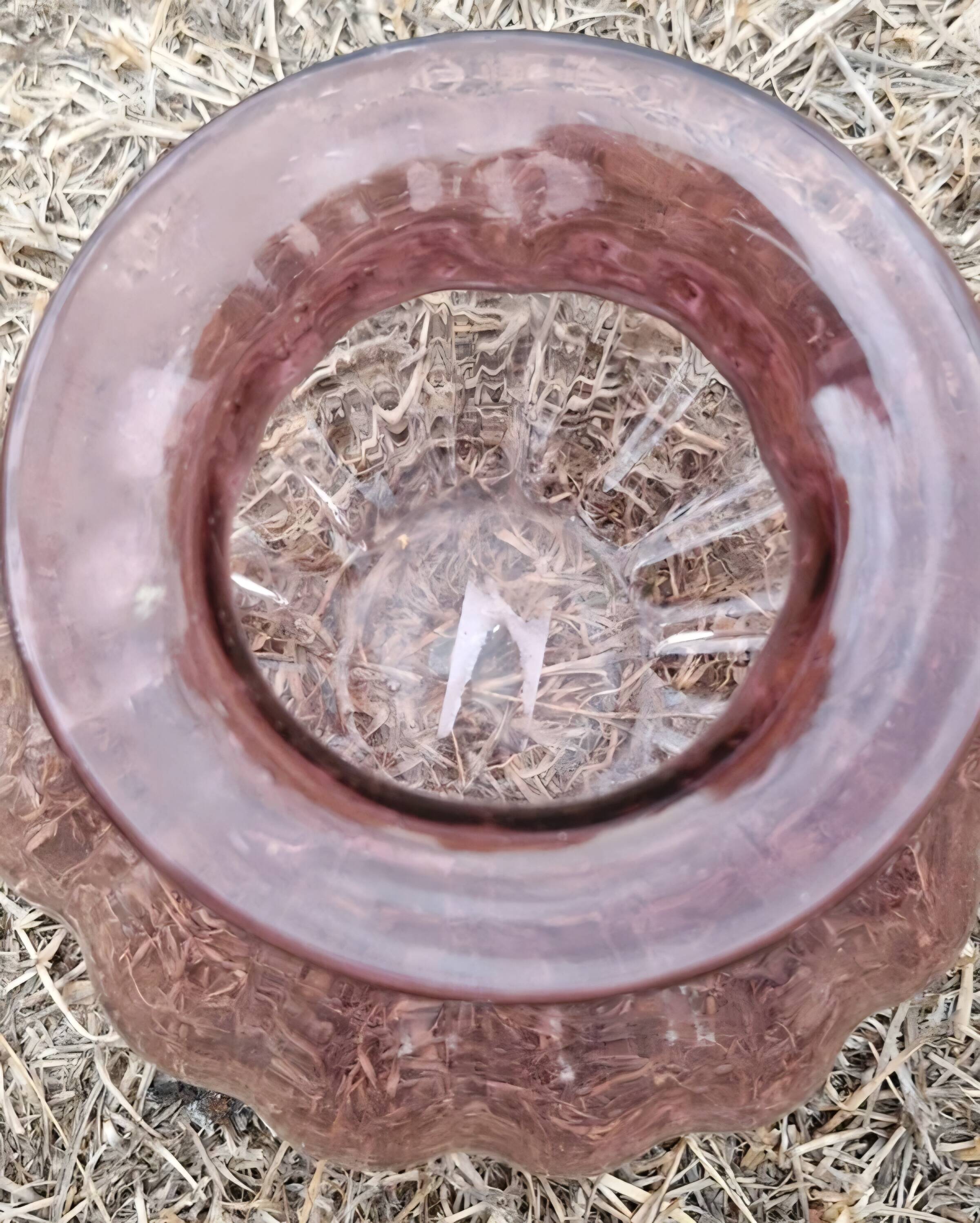 vase en verre soufflé