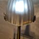 Very large brass and bronze lamp 1920 and opaque glass dome 55x20 4klg