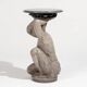 "Kneeling Strength" Pedestal Table
