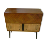 Radio furniture and record player "The Voice of His Master" from the 1950s