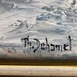 Table: Oil on canvas Escapade at Saint Adresse