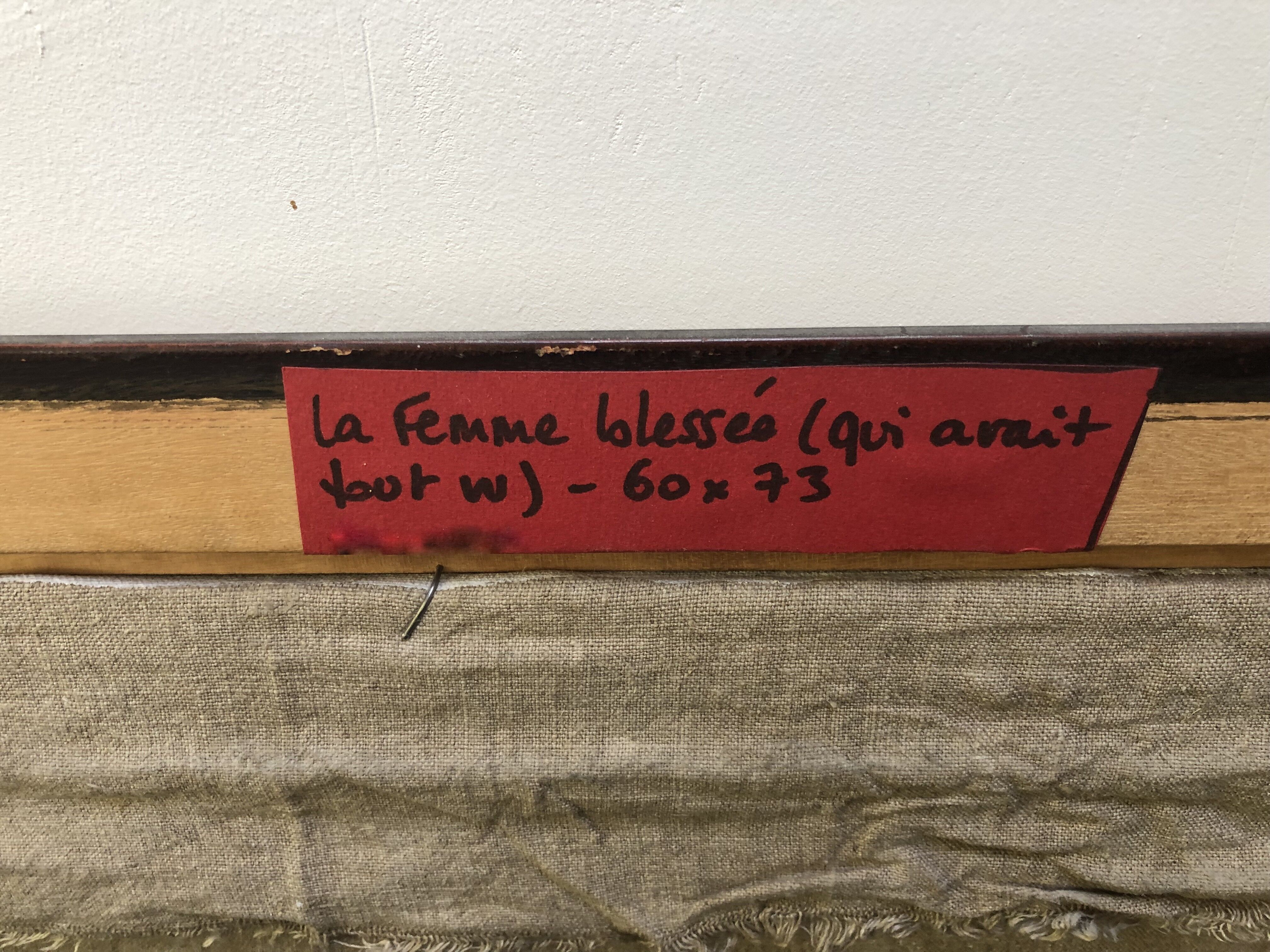 Painting "The Wounded Woman (Who Had Seen Everything)"