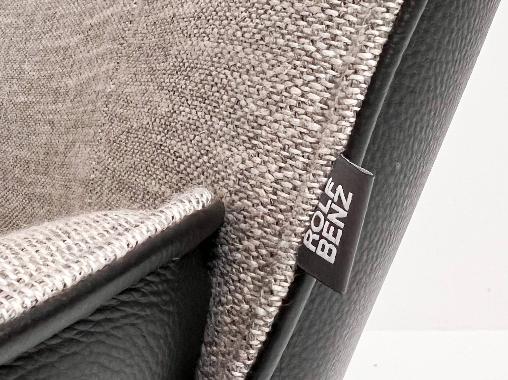 Rolf Benz leather 383 chair by Joachim Nees, after 2000