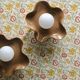 Square Coco Ceramic Wall Light - Chocolate Jelly
