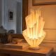 Corolle lamp by Georgia Jacob, luminous sculpture, French design from the 1970s.