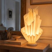 Corolle lamp by Georgia Jacob, luminous sculpture, French design from the 1970s.