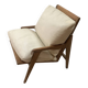 Fauteuil scandinave vintage en teck