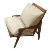 Fauteuil scandinave vintage en teck