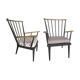 Lot de 2 fauteuils éventails Baumann