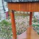 Empire style pedestal table with marble top