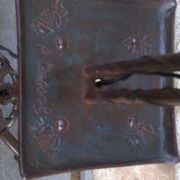 Wrought iron lamppost