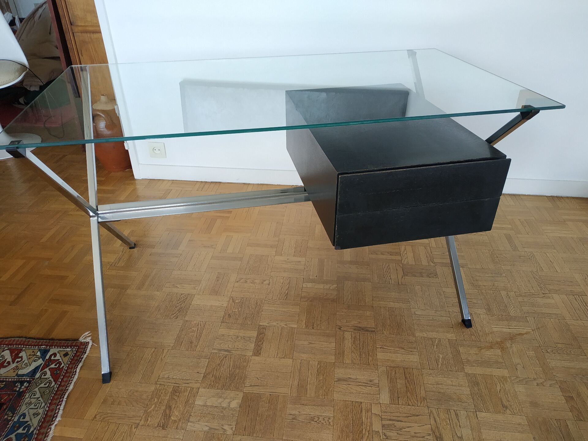 Bureau en verre Albini