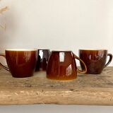 4 vintage Villeroy & Boch coffee cups