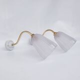 Antique art deco wall lights