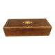 Blackened wooden glove box Napoleon III marquetry Boulle XIX century