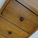 Antique dutch ochre drawer cabinet, early 20th century