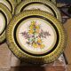 Decorative plate old collection henriot quimper france.decor .les genêts.signed.diameter 25 cm