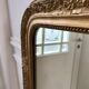 Wooden mirror and gilded stucco early twentieth century