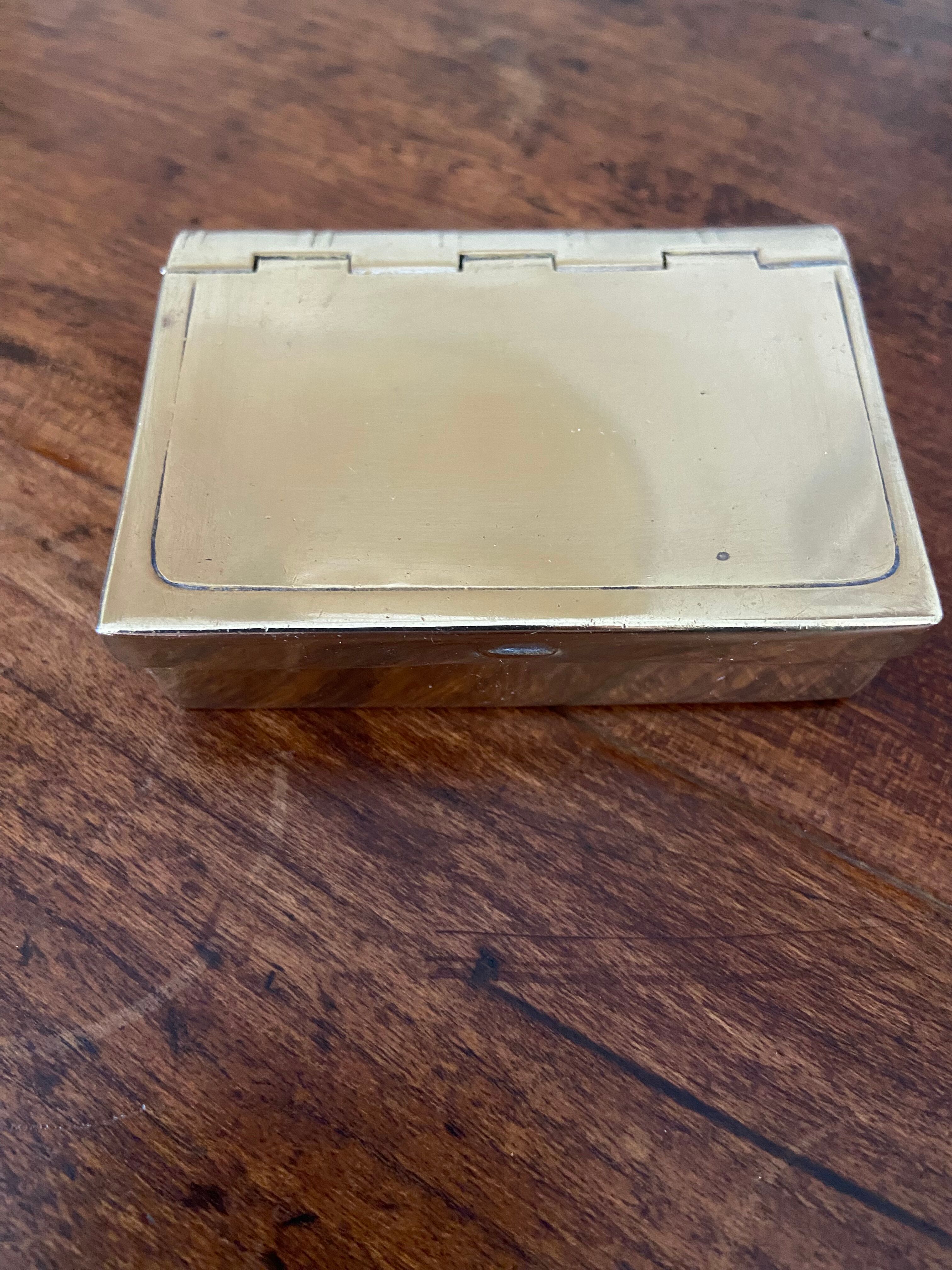 Box silver metal box