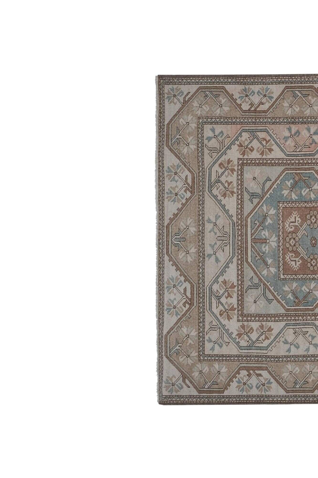 Tapis turc vintage fait main