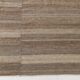 Striped Pattern Brown Vintage Kilim Rug, 225x309Cm