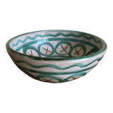 Robert Picault 1960 Vallauris salad bowl signed in full