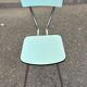 Vintage pastel blue/sea green Formica chair — Retro 50s/60s
