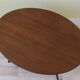 Wood oval coffee table 60s