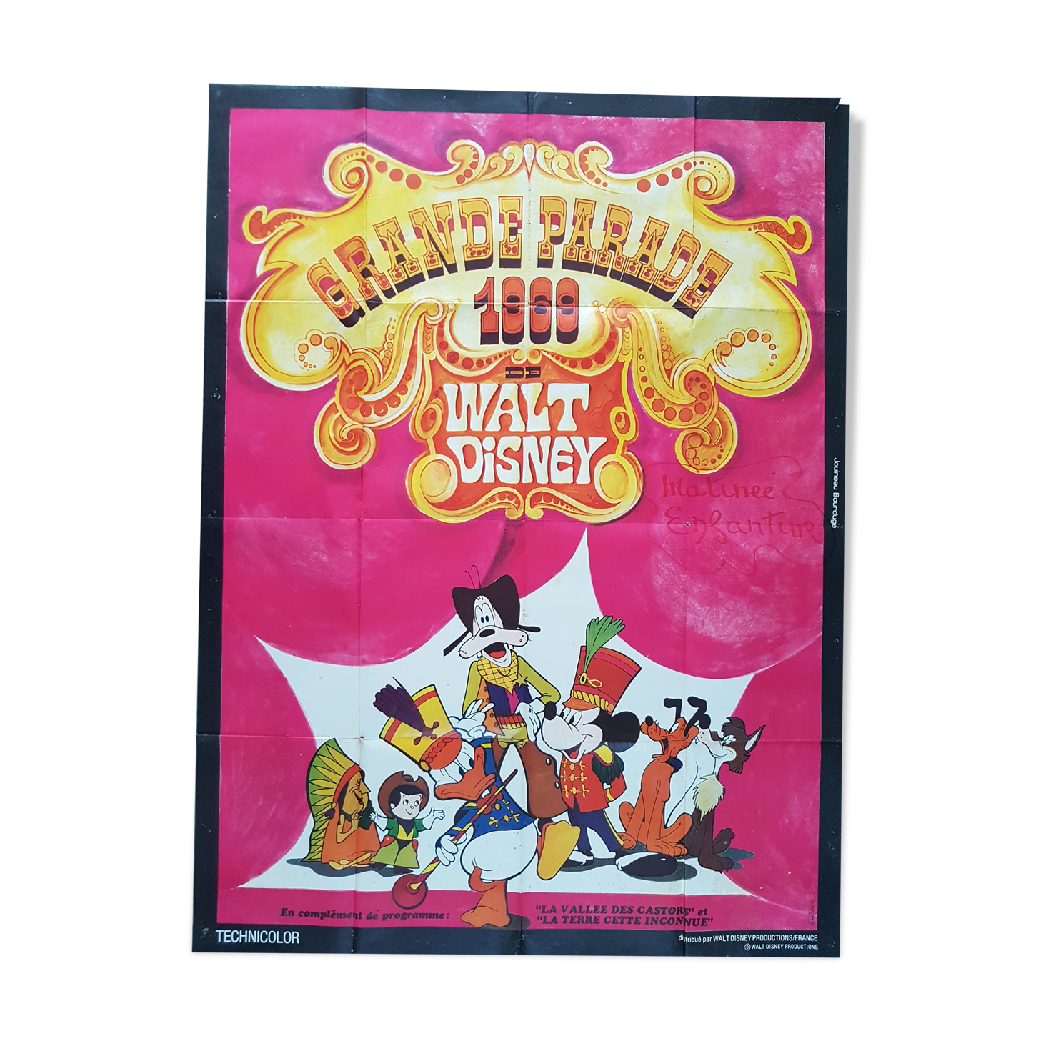 Disney grand parade cinema poster 1969 120x160