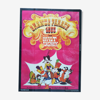 Disney grand parade cinema poster 1969 120x160