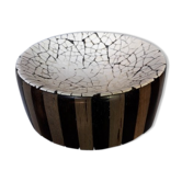 Vide poche bois et coquille d'oeuf vintage epoque 1950/60