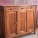 Grand buffet parisien époque 1900 en chêne