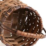 Brutalist basket in bark