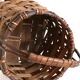 Brutalist basket in bark