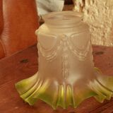 Old tulip glass lampshade