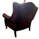 Vintage Chesterfield armchair in Oxford Blood leather / single seat