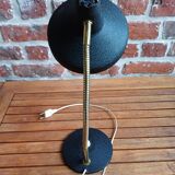 Aluminor black desk lamp 60's
