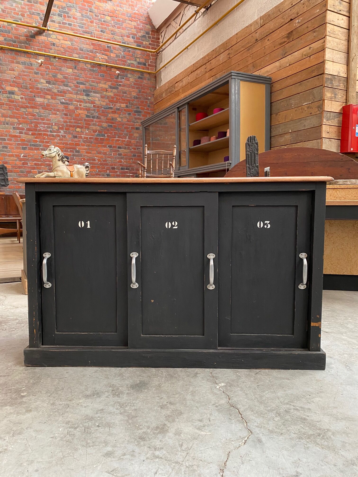 Old patinated craft furniture