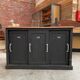 Old patinated craft furniture