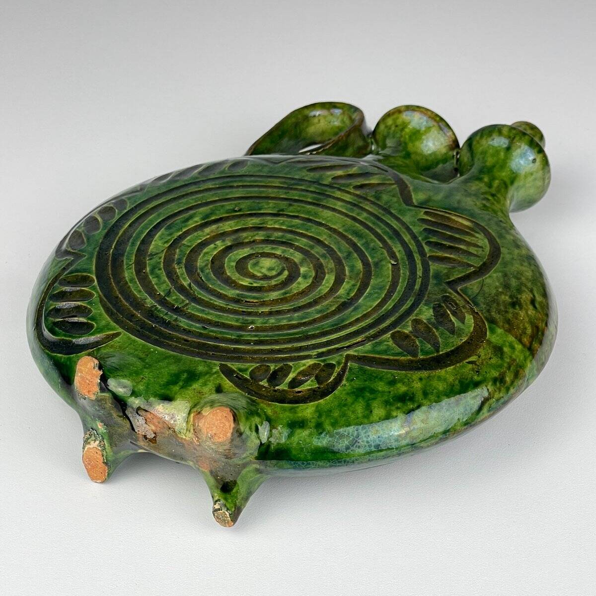 Vintage ceramic bottle by Velimir Dordevic, 1970s