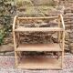 Rattan shelf