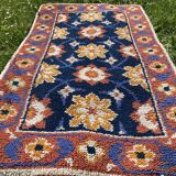 Carpet in colored wool - 140x80cm
