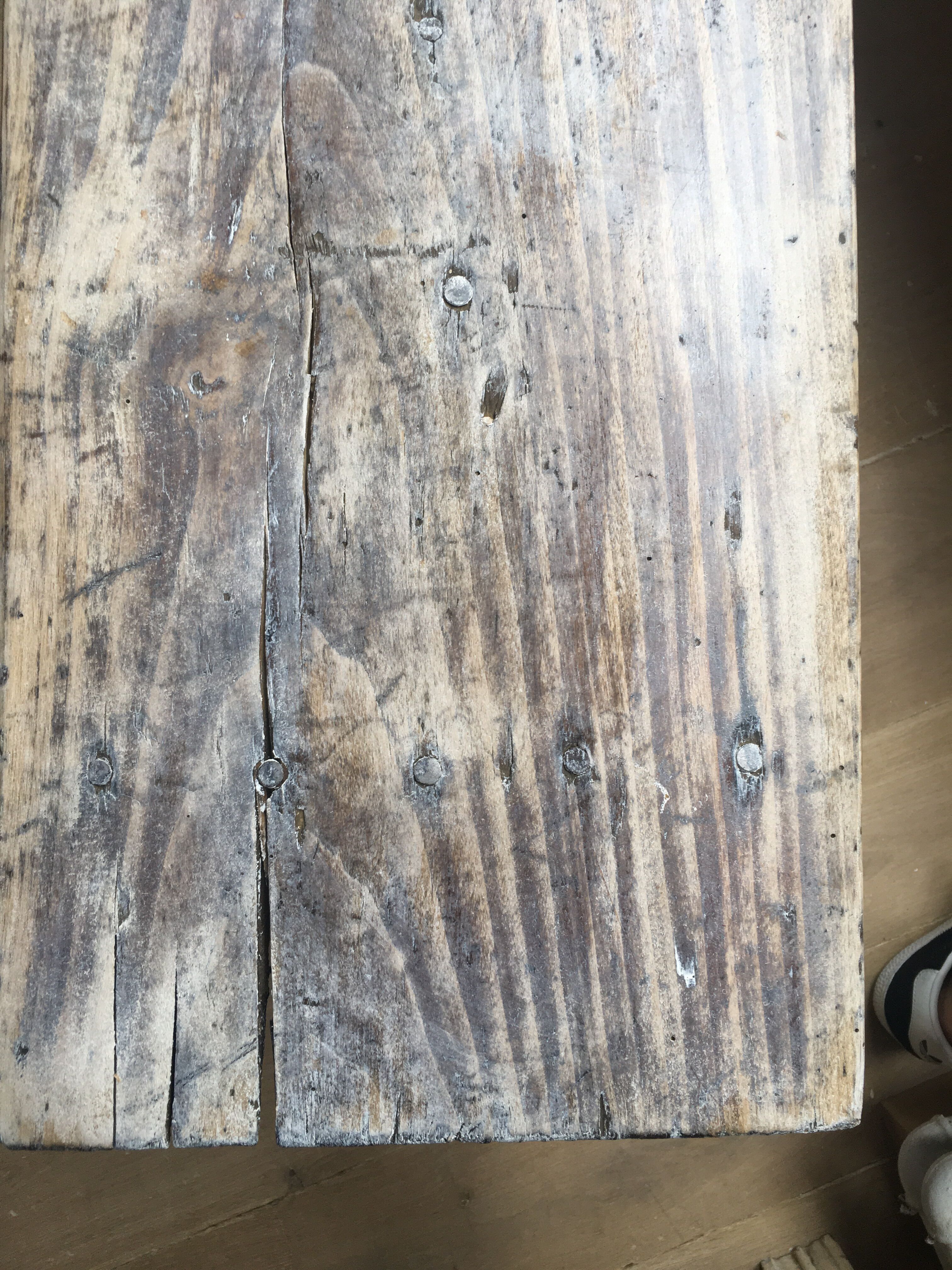 Wooden bench
