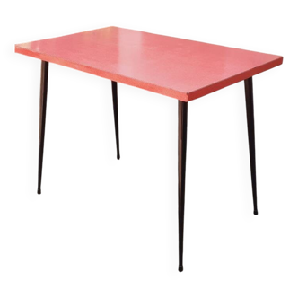 Table bistrot année 60 pieds compas marque SIF