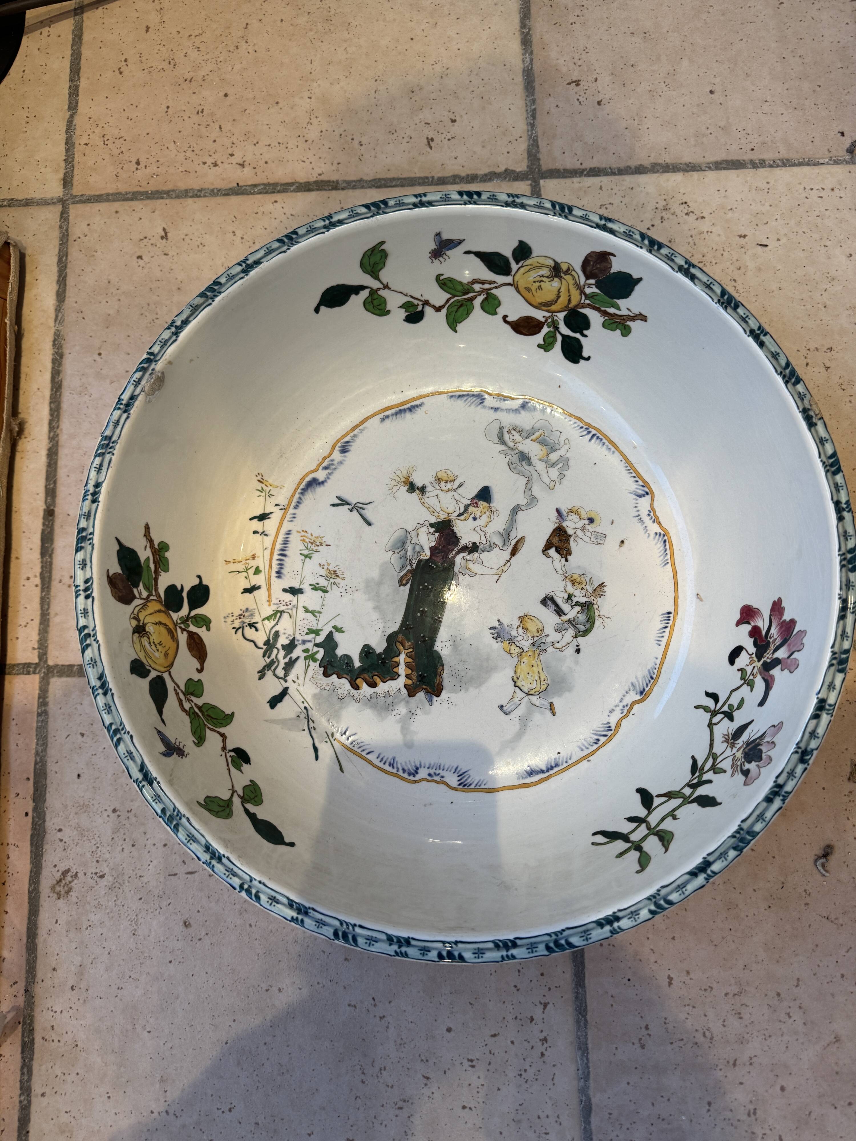 Bassine de toilette  Sarreguemines