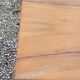 Chest of drawers from the 40s/50s in golden blond walnut 3 drawers feet compass
