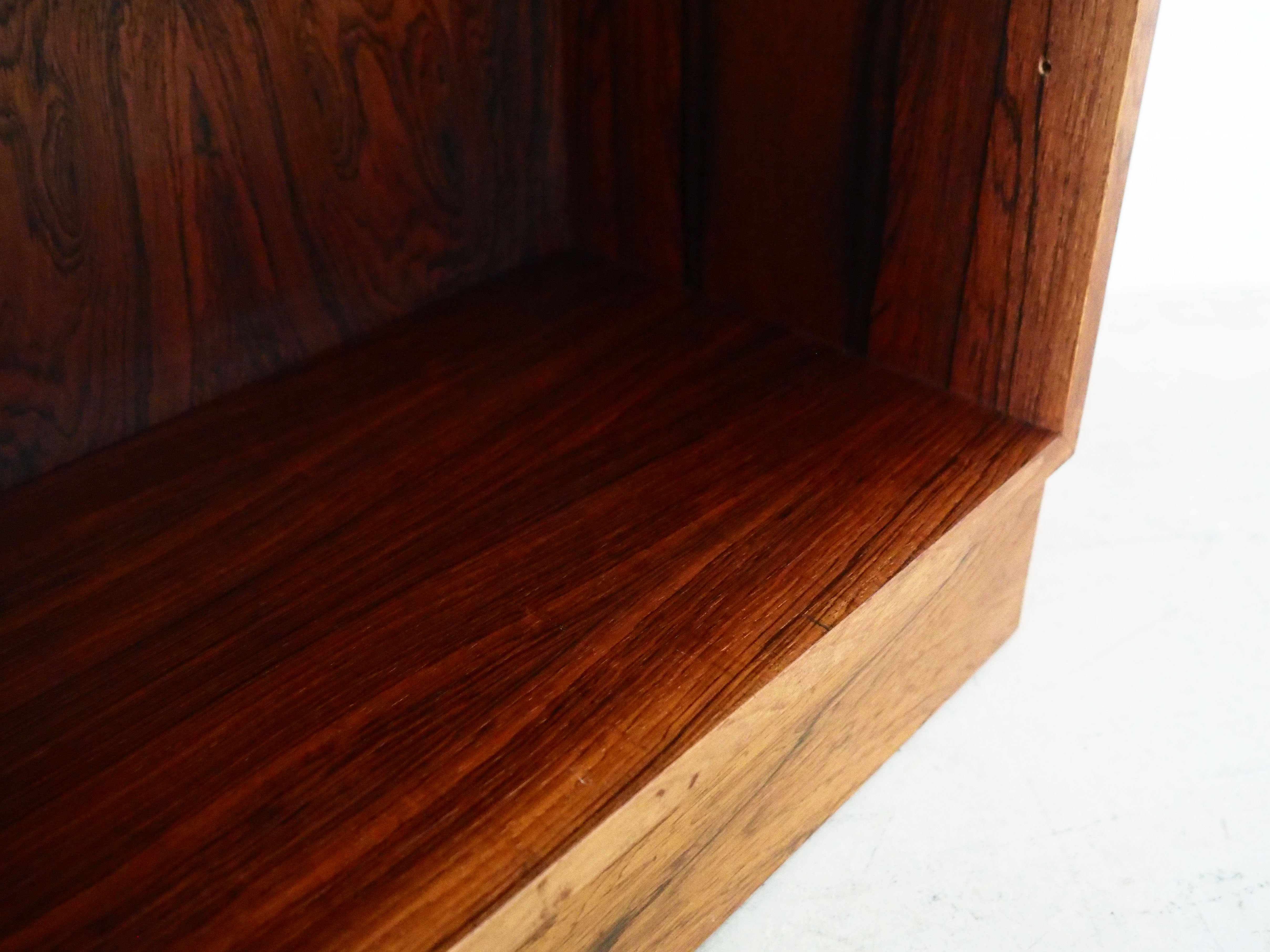 Rosewood bookcase, Danish design, 1960s, manufactured by Omann Jun